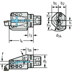 Walter 7156770-M14X1.5 Machos de roscar a máquina HSS-E