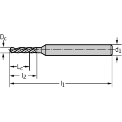 Walter 80311-M6 Machos de Máquina Metal Duro