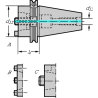 Walter A100M.2.40.020.25 Cono base DIN 69871-1 AD