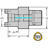 Walter A100M.8.63.060.40.C6 Cono base Walter Capto TM 
