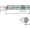 Walter A10K-SDUCL07-R Barra de mandrinar: fijación por tornillo A...-SDUC...-R