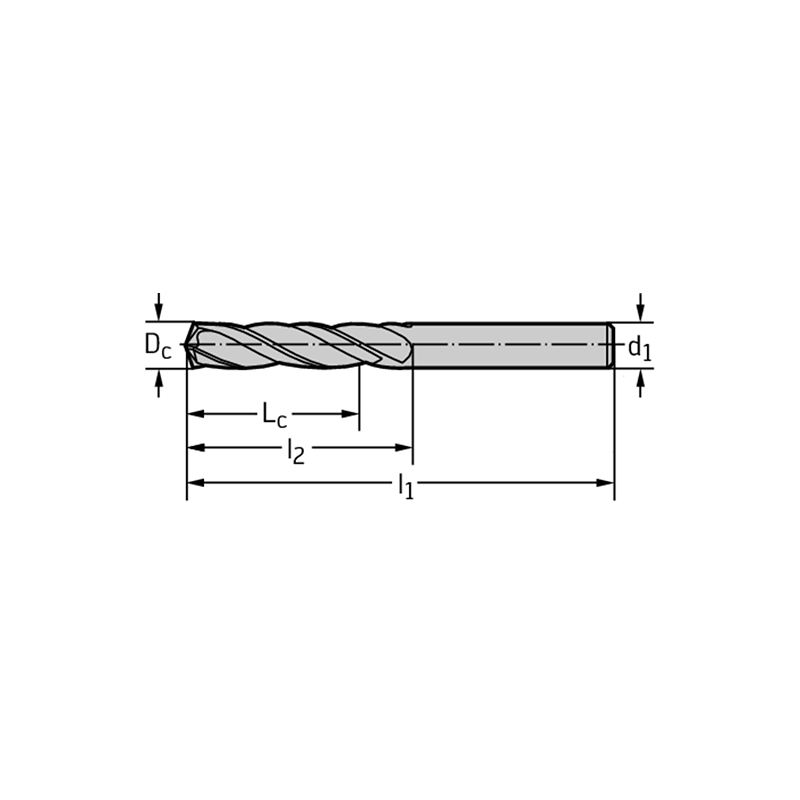 Walter A1166TIN-10.5 Avellanadores MDI