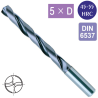 Broca Metal Duro 5 x D Recubrimiento TIALN