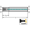 Walter A1249XPL-4.1 Brocas para orificios profundos HSS-E