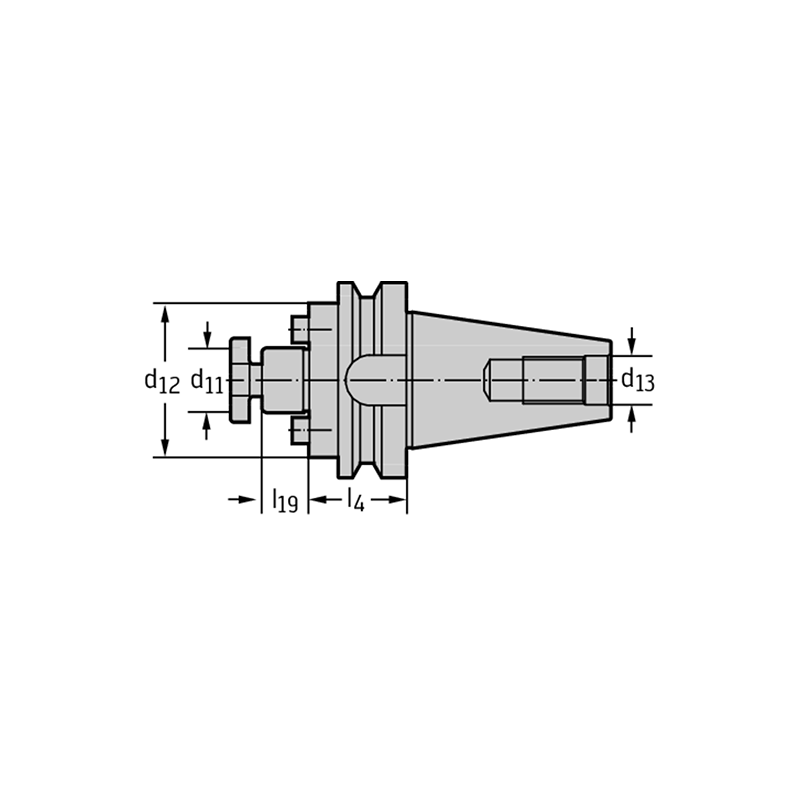 Walter A155.BT40.035.16 Adaptador MAS-BT JIS B 6339