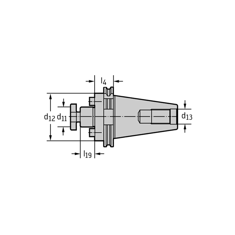 Walter A155.S50.035.32 Adaptador DIN69871-A