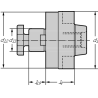 Walter A155M.0.80.030.22 Adaptador A155M