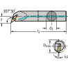 Walter A16R-SVQBR11-R Barra de mandrinar: fijación por tornillo A...