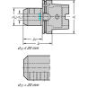 Walter A170.7.100.100.16.HSK Fijación Weldon DIN 69893-1 A A170...HSK