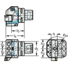 Walter A2121-C5-20N-064-P Walter Capto TM  – Fijación radial A2121-C...-P