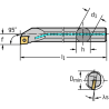 Walter A25T-SCLCR12 Barra de mandrinar: fijación por tornillo A...