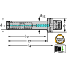 Walter A3000-C4-Q25-130 Fijación Walter Capto TM  – con amortiguación de vibraciones A3000-C