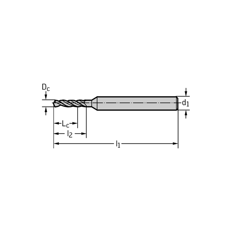 Walter A3143-0.06 Microbrocas HSS-E