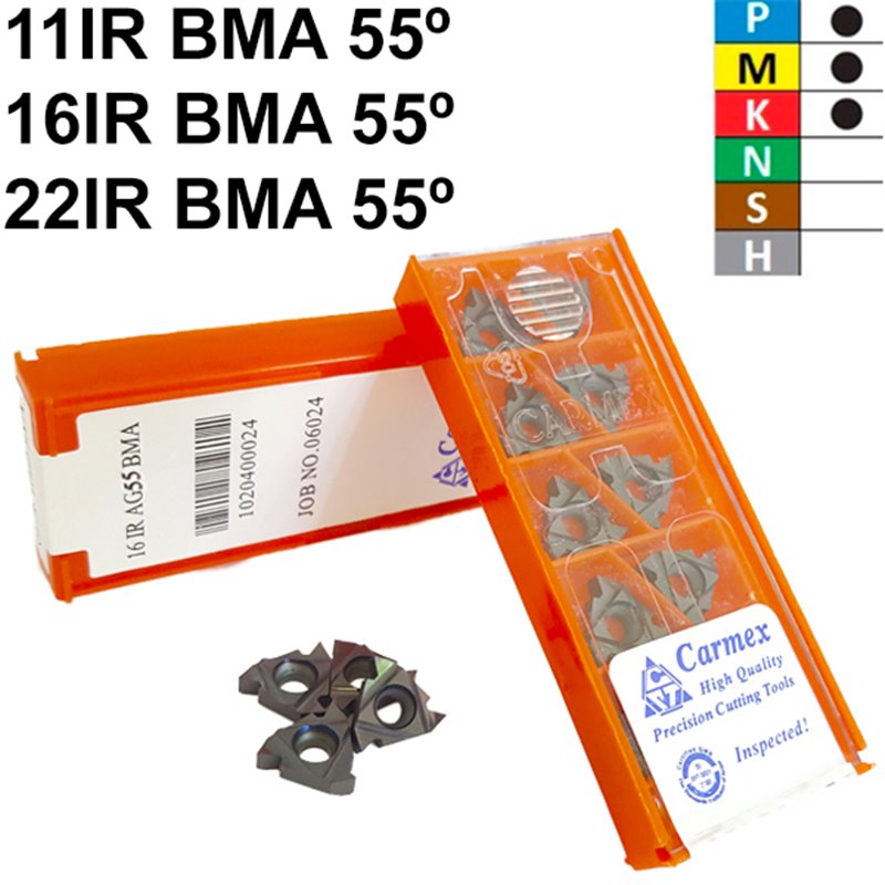 Carmex 16ER AG60 BMA External Threading Insert Carmex 16ER AG60 BMA External Threading Insert