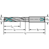 Walter A6794TFP-6.5 Brocas MDI con canal de refrigeración