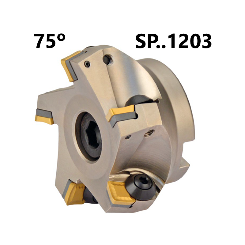 Plato Fresado 75º planear para Placa SP..1203 Aplicaciones generales Plato Fresado 75º planear para Placa SP..1203 Aplicaciones generales