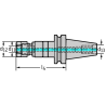 Walter AB035-J40-ER25-130 Portamachos para roscado sincrónico AB035-J