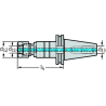 Walter AB035-S50-ER40-155 Portamachos para roscado sincrónico AB035-S