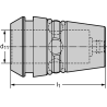 Walter AB735-ER20 Inserto de cambio rápido sincrónico ER AB735-ER