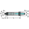 Walter AC001-J40-B16-160 Fijación MAS-BT, con amortiguación de vibraciones AC001-J