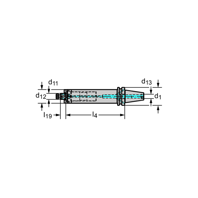 Walter AC001-J50-B32-330 Fijación MAS-BT, con amortiguación de vibraciones AC001-J