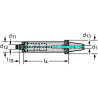 Walter AC001-S40-B22-210 Fijación SK, con amortiguación de vibraciones AC001-S