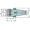 Walter AK182.CAT50.081.32 Mandril de sujeción de dilatación hidráulica ASME B5.50 AK182.CAT