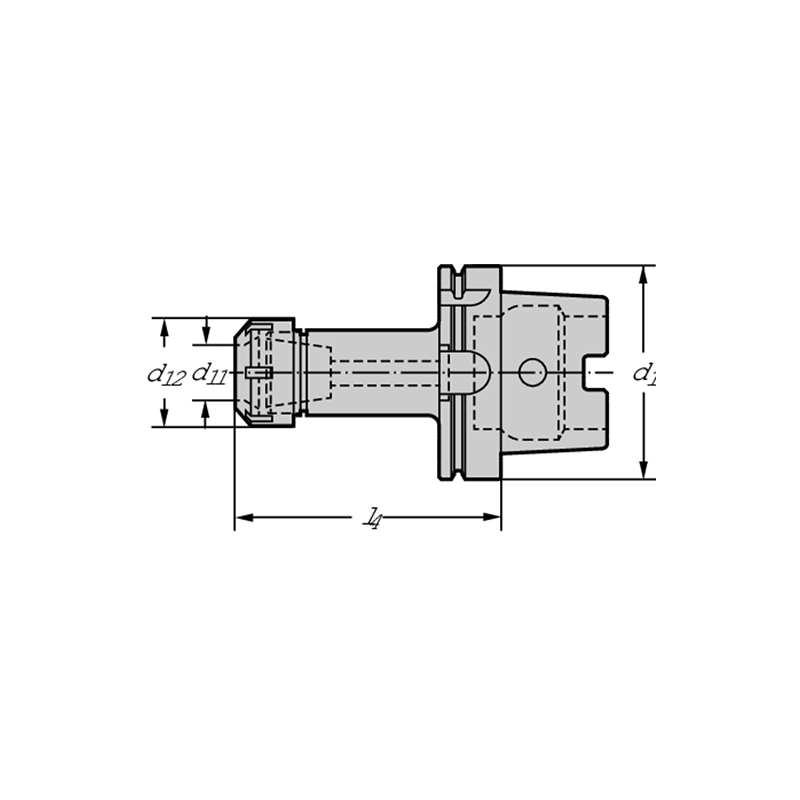 Walter AK300.7.063.100.10.HSK Adaptador portapinzas ER DIN 69893-1 A AK300...HSK