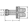 Walter AK300.7.063.100.10.HSK Adaptador portapinzas ER DIN 69893-1 A AK300...HSK