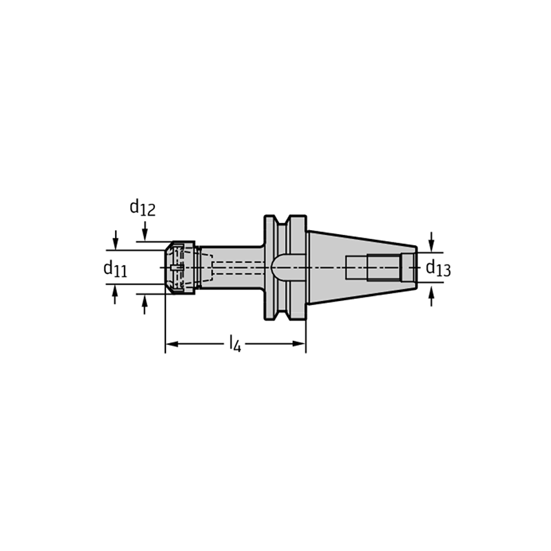 Walter AK300.BT40.070.ER16 Adaptador portapinzas ER MAS-BT JIS B 6339