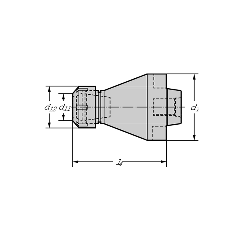 Walter AK300M.0.50.080.16 Adaptador portapinzas ER AK300M