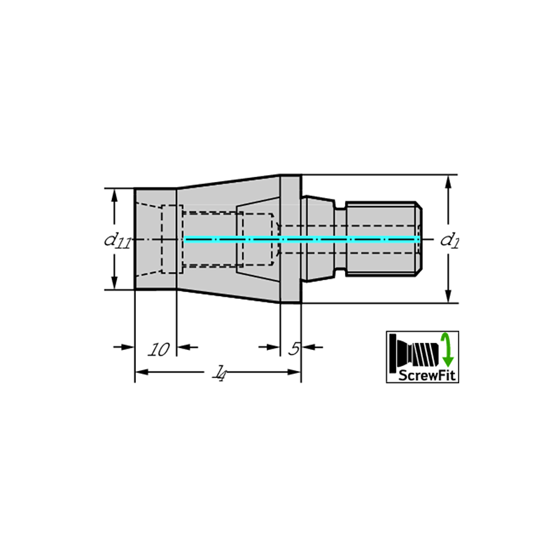 Walter AK521.T14.25.T09 Reducción AK521