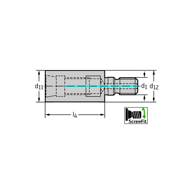 Walter AK522.TC12.40.T22 Reducción AK522