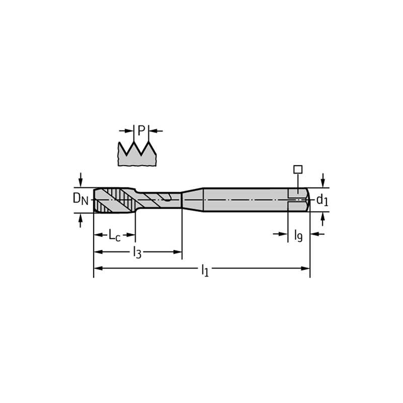 Walter AN20516-M4 Machos de roscar a máquina HSS-E