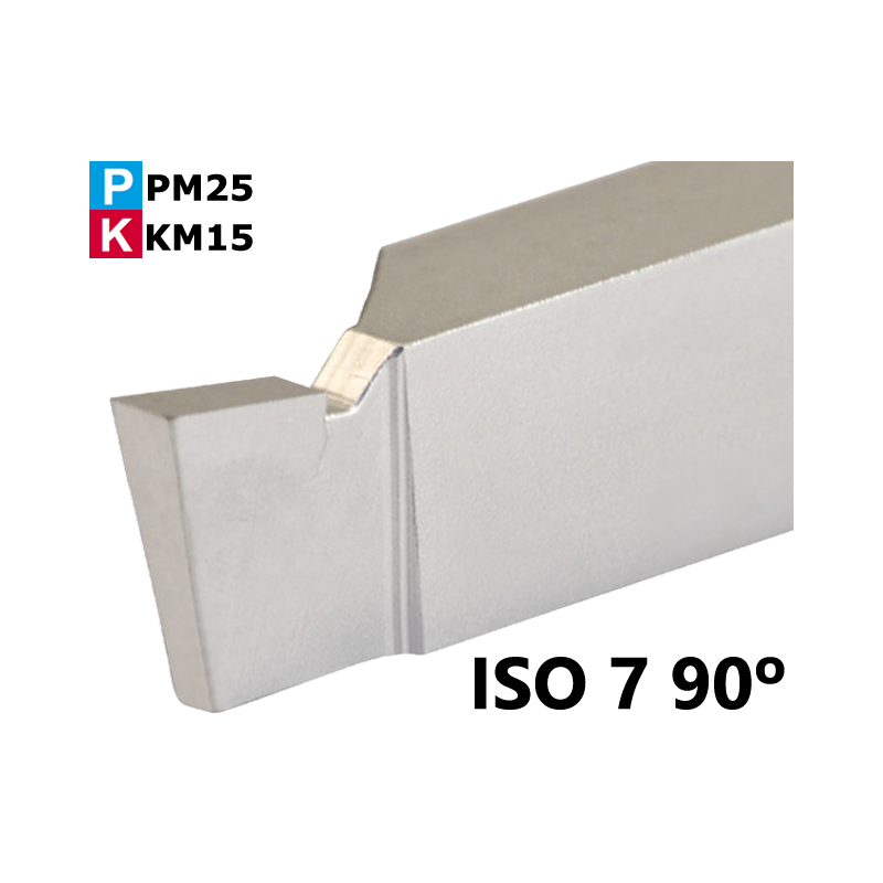 Portaherramienta Soldada de Widia ISO 7 90° para Torneado Exterior Portaherramienta Soldada de Widia ISO 7 90° para Torneado Exterior