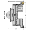 Walter B3220.N8.220-290.Z2.CC12 Herramienta de mandrinado con dos plaquitas de corte