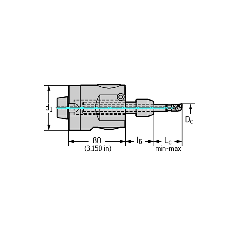 Walter B3230.N6.12-14.Z1.TC06.S Herramienta de mandrinado de precisión