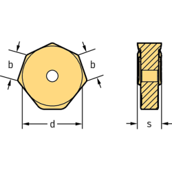 Walter BCHT120440R-K85 WXN15 Romboidales positivas