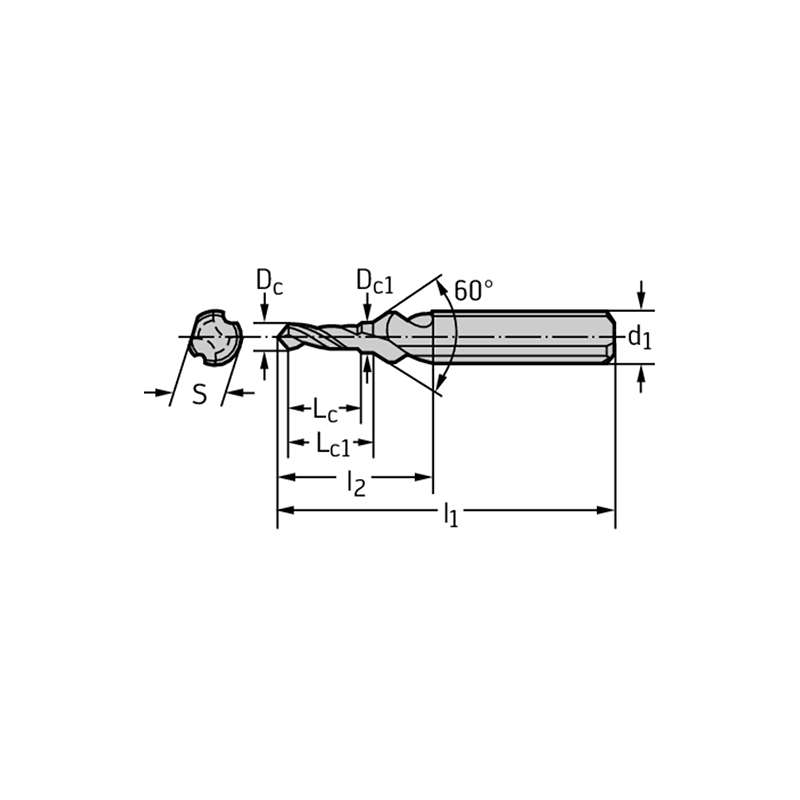 Walter C3-390B.140-40 060 Cono base DIN 69871 AD/B C.