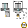 Walter C4-SRDCN-00050-12 Portaherramientas de torneado: fijación por tornillo C...