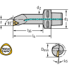 Walter C4-STFCL-22110-16 Barra de mandrinar: fijación por tornillo C...