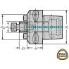 Walter C6-A391.05C-25 030M Adaptador AK155.8.C