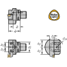 Walter C6-ASHA-50071-32M Fijación radial C.-ASHA