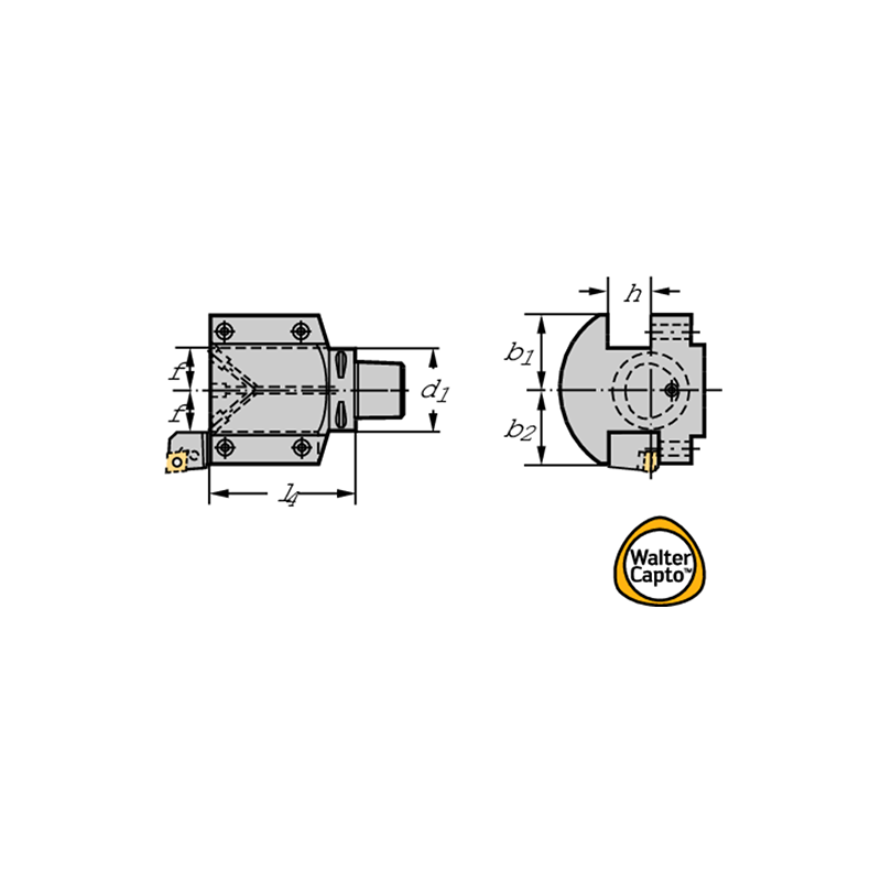 Walter C6-ASHS-58115-32 Fijación axial C.