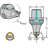 Walter C6-SCMCN-00090-12 Portaherramientas de torneado 45°: fijación por tornillo C...
