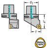 Walter C6-SRSCR-45065-10 Portaherramientas de torneado: fijación por tornillo C...