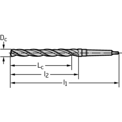 Walter C8-A390B.45-50 070 Cono base ASME B5.50 C.