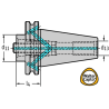 Walter C8-A390B.45-50 120 Cono base ASME B5.50 C.