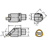 Walter C8-ASHR45-50135-32 Fijación axial C.
