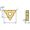 Walter CCGT09T304FS-1 WDN10 PKD: romboidales positivas 80° CCGT